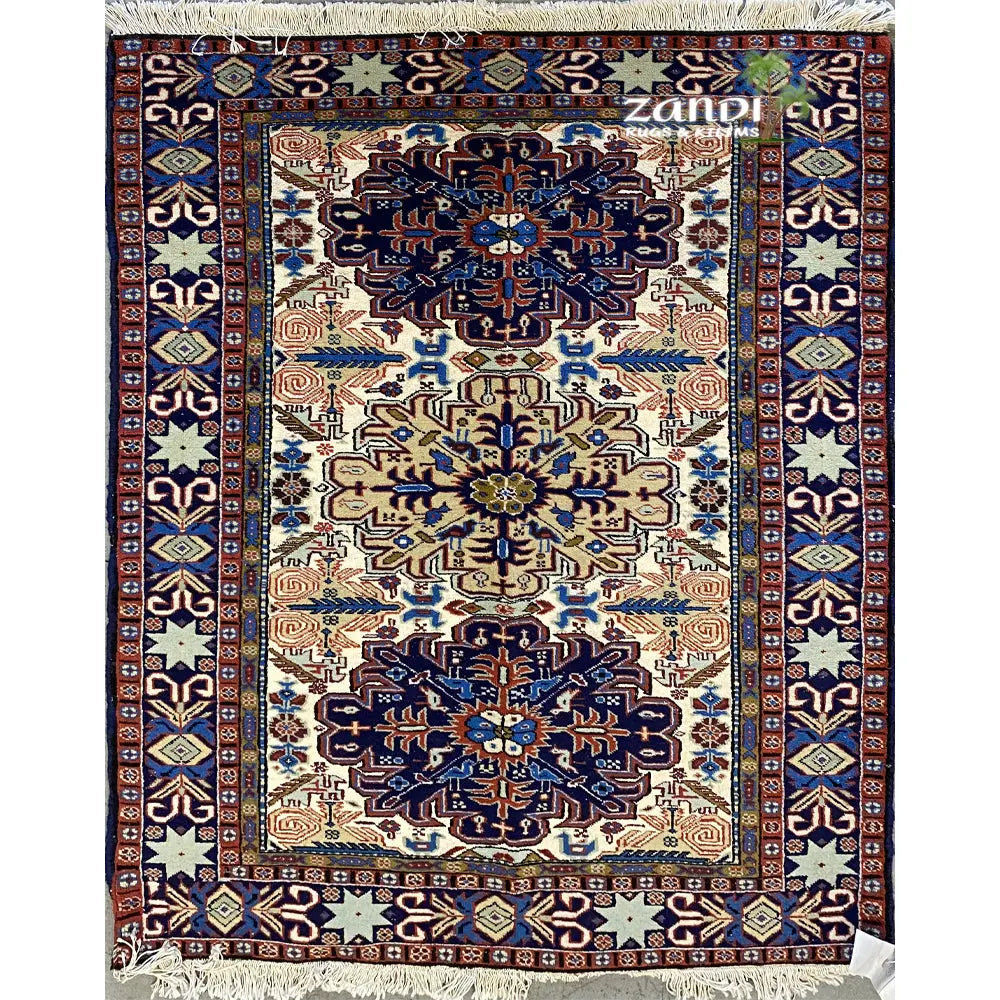 Hand knotted Persian Ardabil design rug size 5'2''x3'7'' RR11588